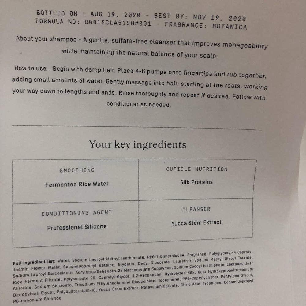 SOLD- Prose Clean Haircare System - Picture 10 of 11